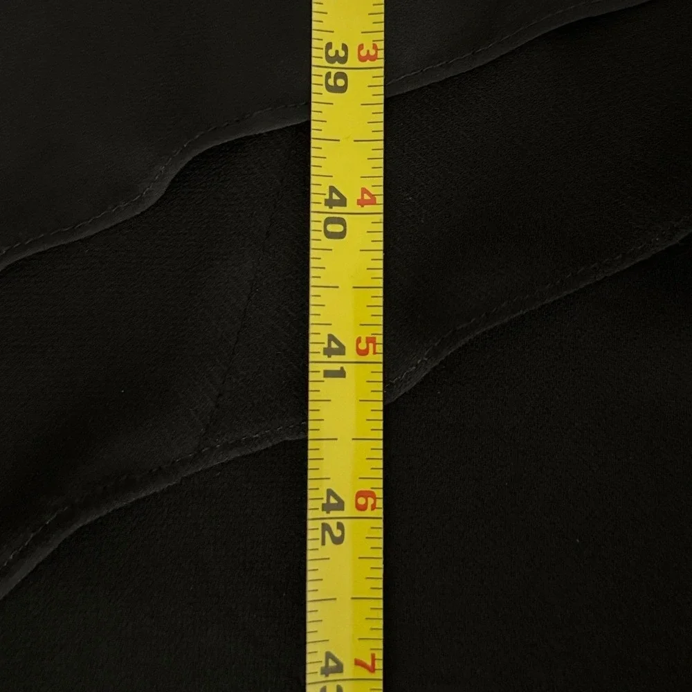 BCBGMAXAZRIA Black Lace High-Low Gown Sleeveless Formal Dress Size 0 - Picture 12 of 12